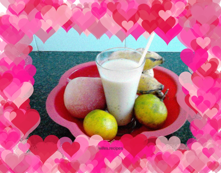 Fruit soy milk
