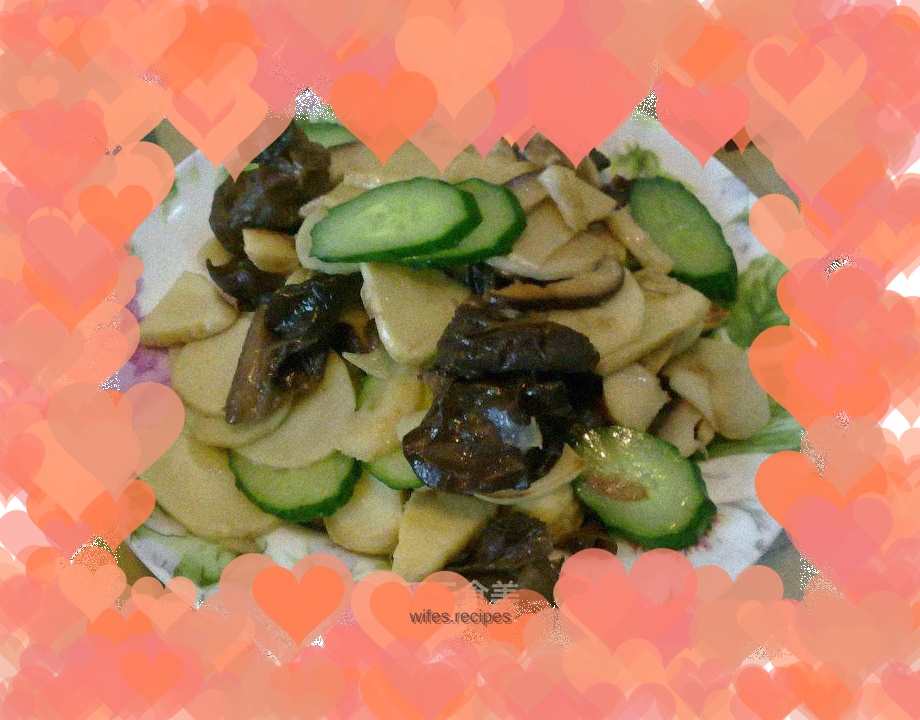 Fried winter bamboo shoots