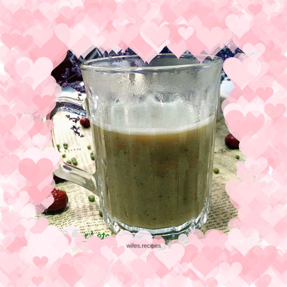 Red date and mung bean health drink