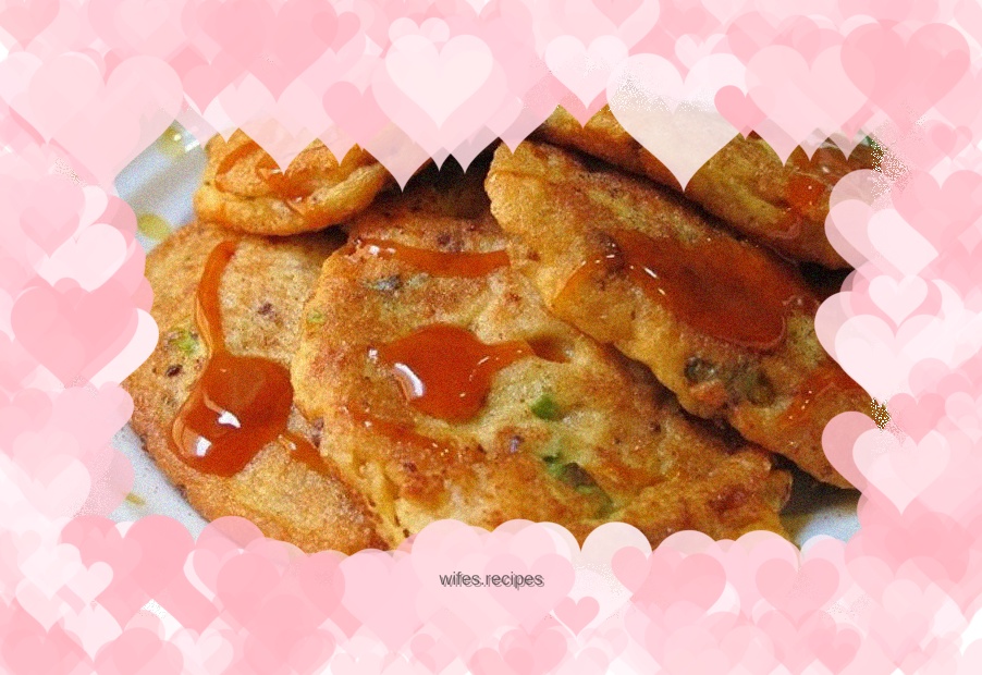 Yam and Shrimp Pancakes