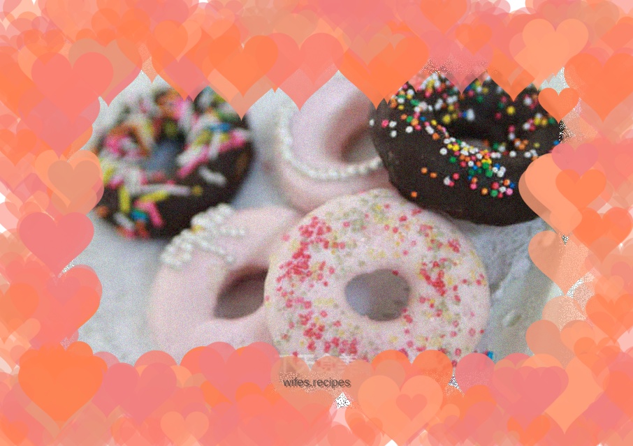 Colorful donuts - soft and sweet, a perfect match with Americano coffee