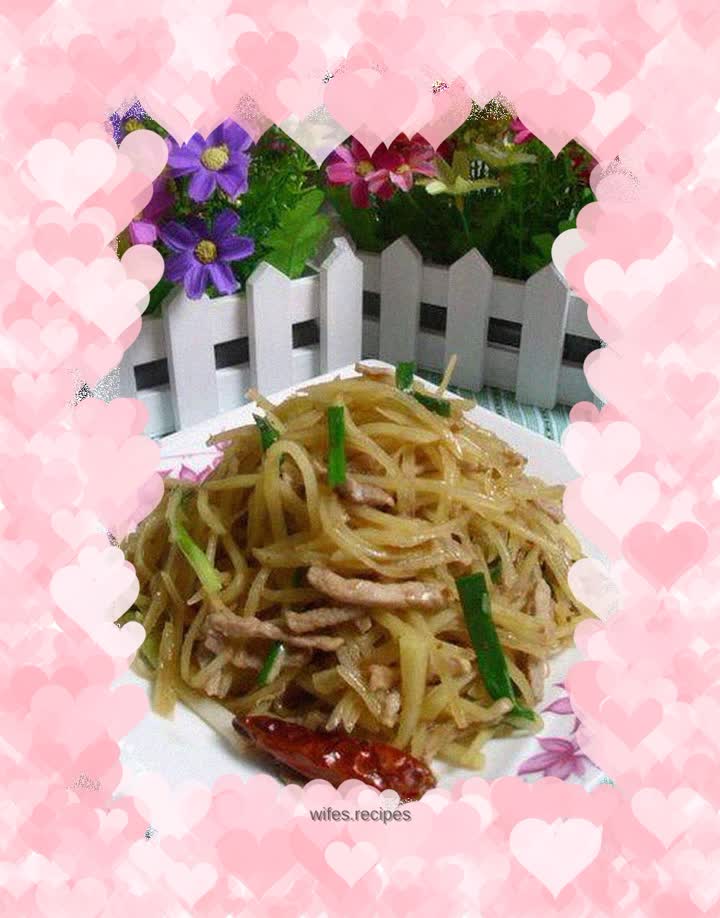 Stir-fried Pork with Shacha and Shredded Potatoes