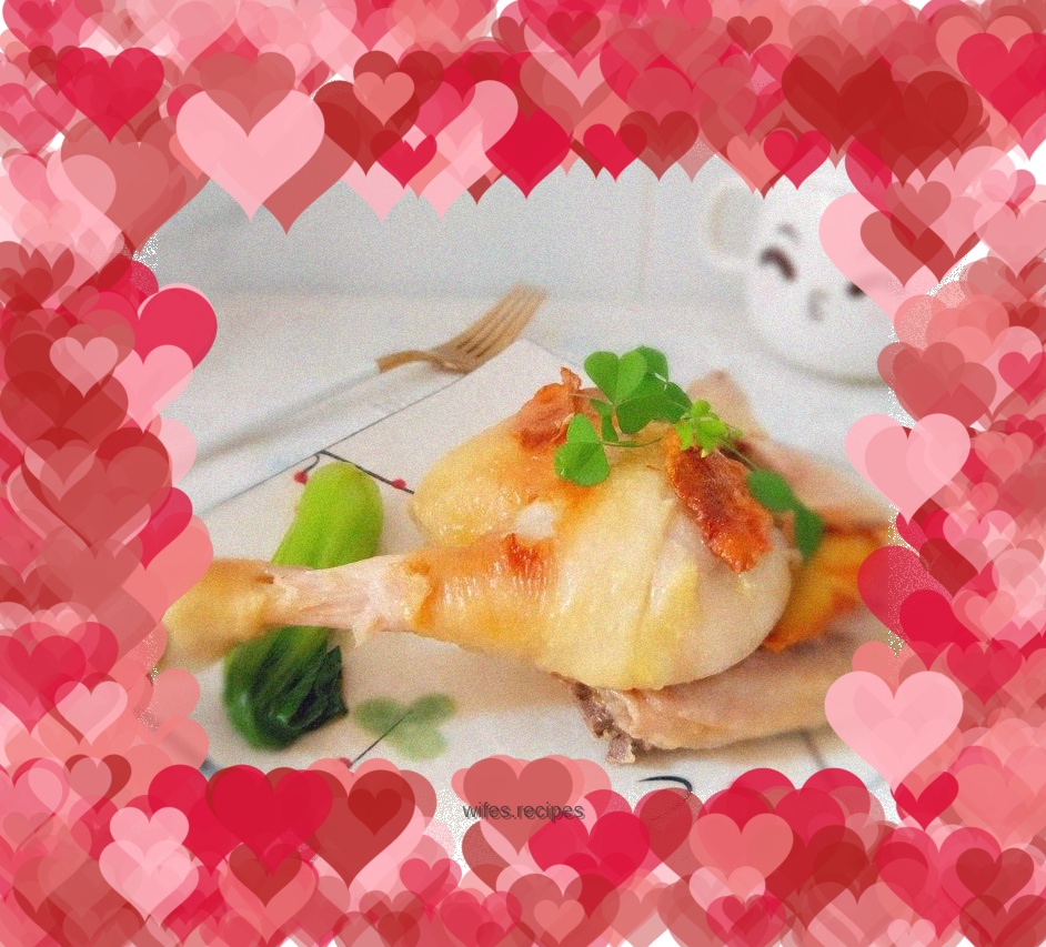 Rice cooker salt-baked chicken legs