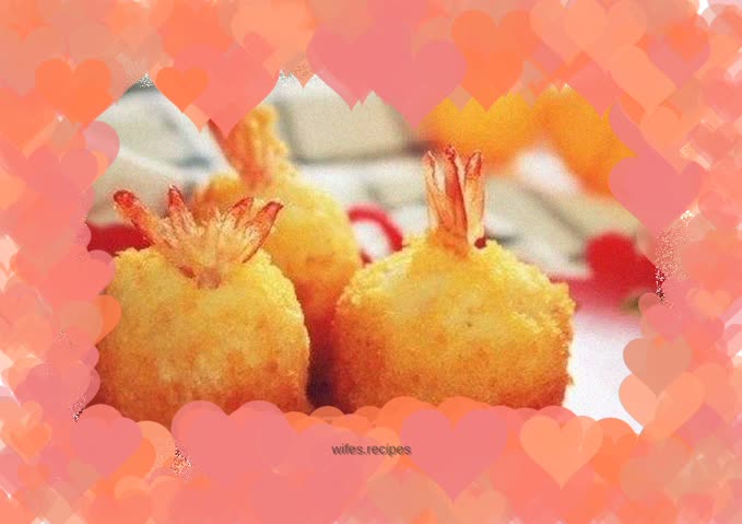 Mashed Potatoes and Shrimp Balls