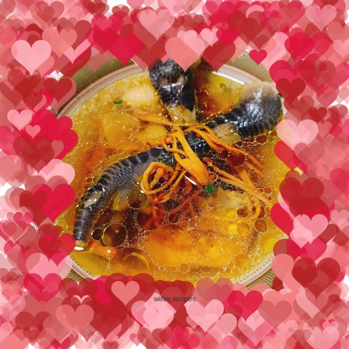 Cordyceps braised native chicken soup