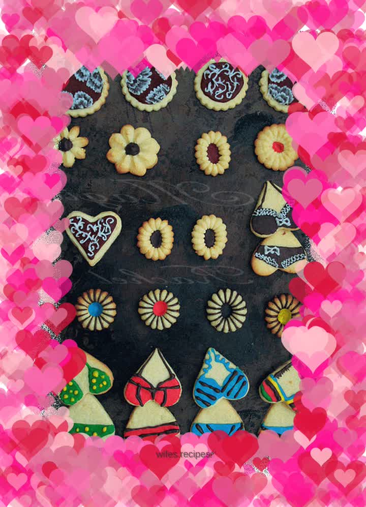 Colorful Cream Cheese Cookies