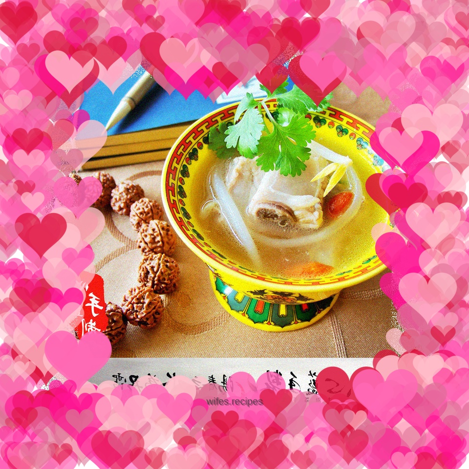 Xin Lan’s hand-made private dish [Ruyi Pork Ribs in Clear Soup] - firewood, rice, oil and salt in the left hand, wind, flowers, snow and moon in the right hand