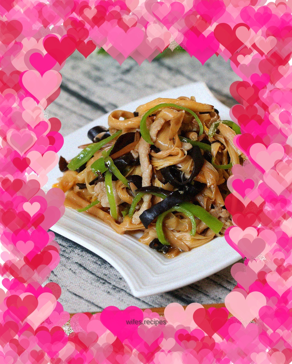 Stir-fried Shredded Pork with Daylily and Fungus