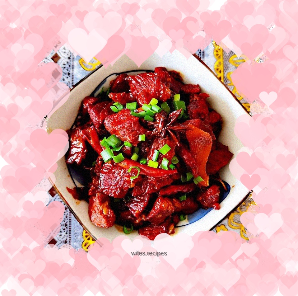 Braised beef