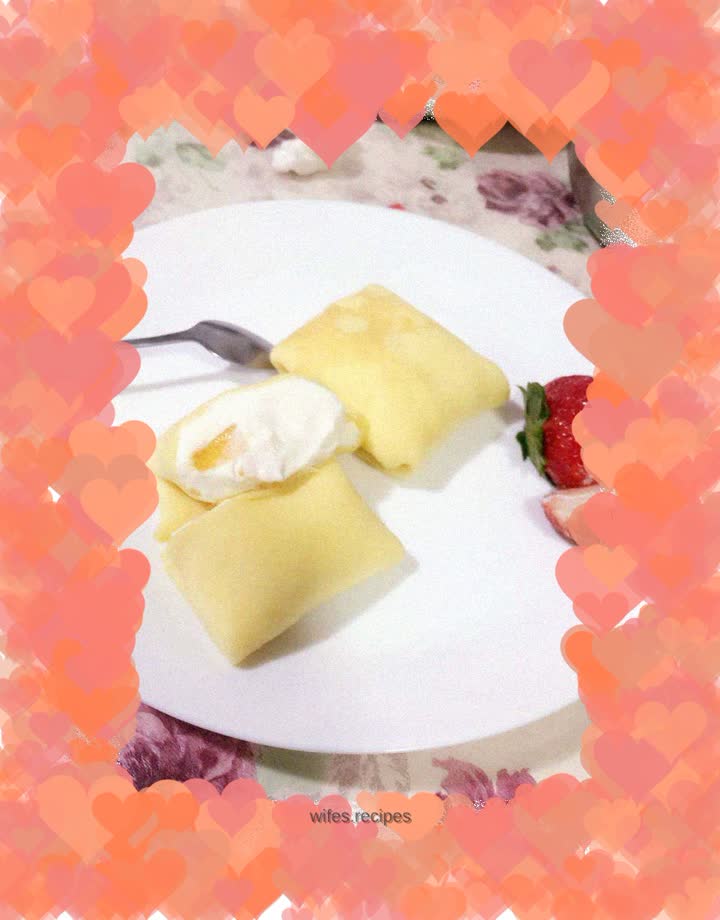 Mango Strawberry Pancake