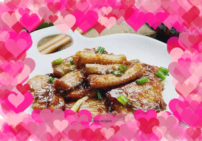 Braised hairtail fish