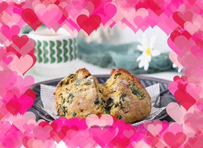 Spinach Pumpkin Cheese Tamba Bread | Low fat and high fiber