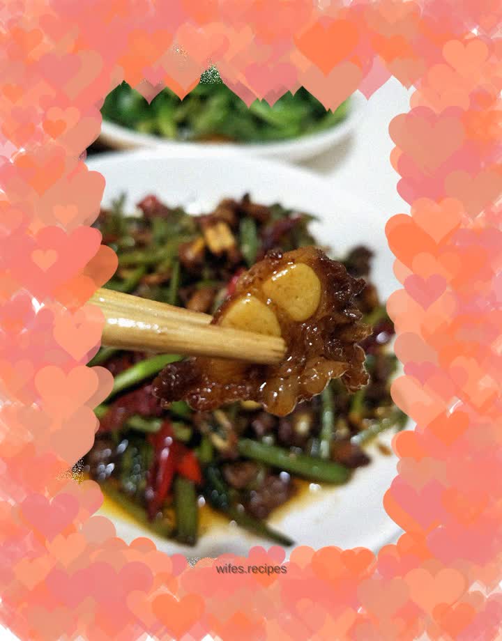 Fried Cress with Crispy Bones