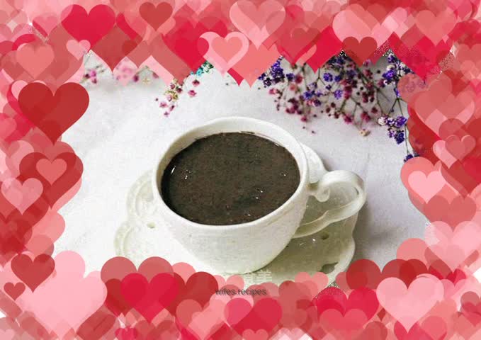 Black sesame nut rice cereal