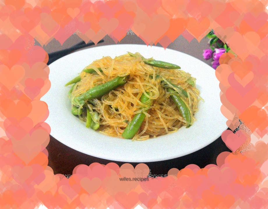 Vermicelli green beans