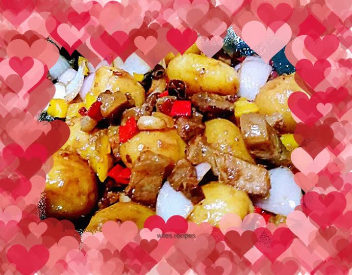 Braised Potato Pork with Fire Pork