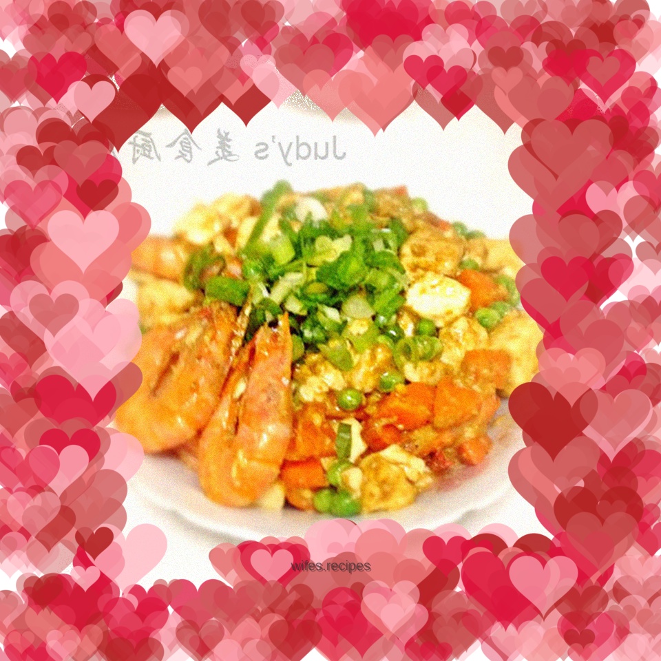 Judy's homemade crab roe tofu