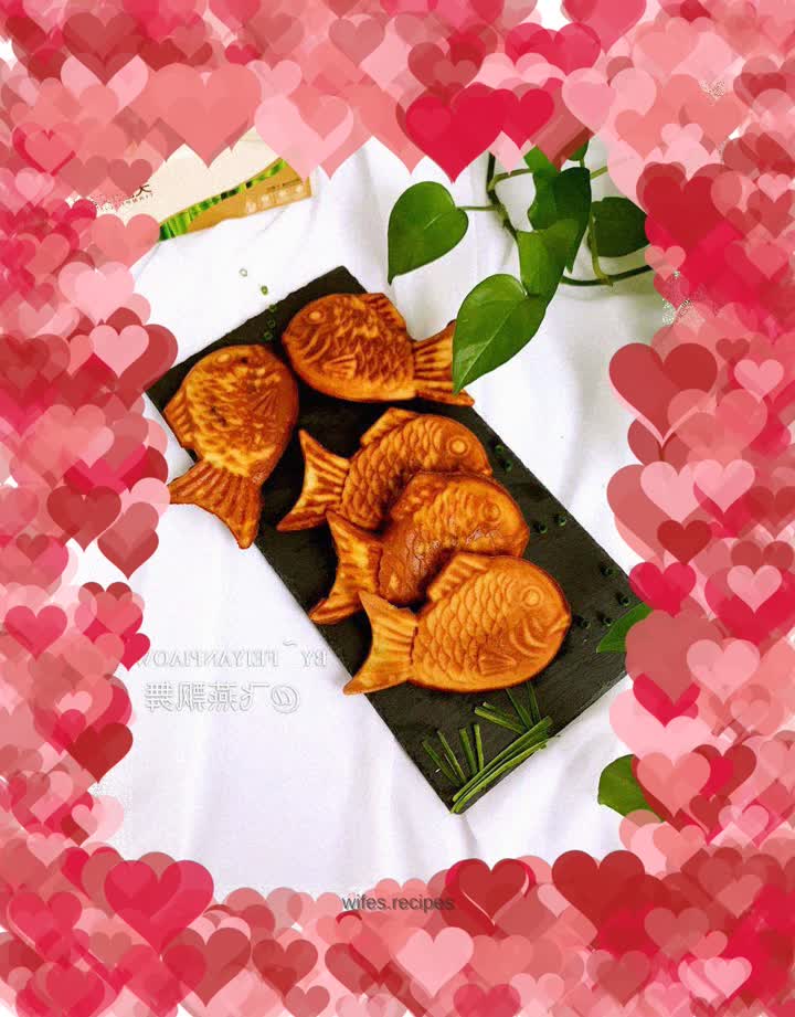 Taiyaki with red bean paste