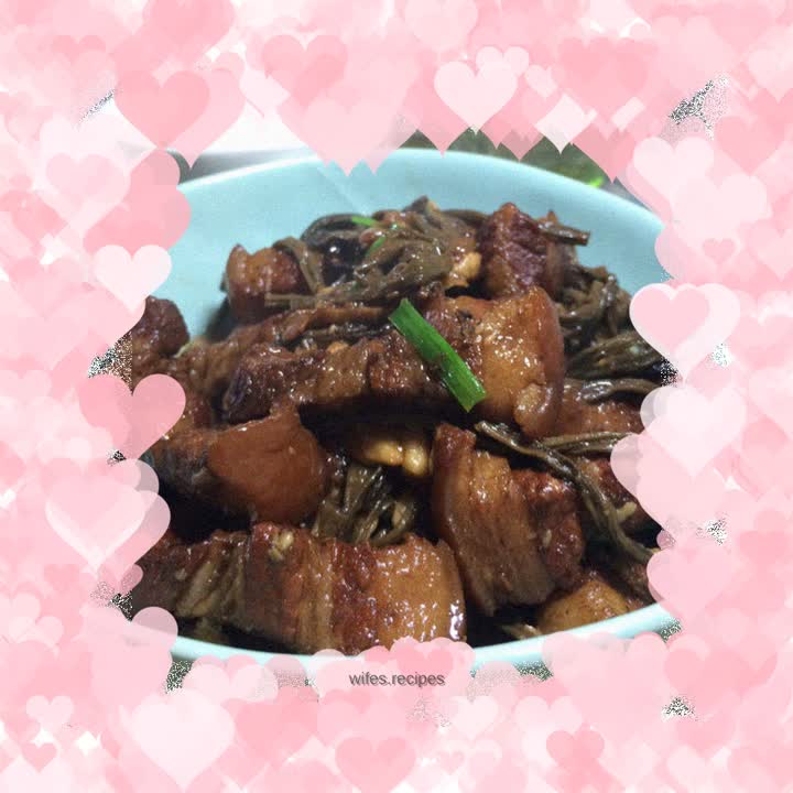 Dried cowpea braised pork