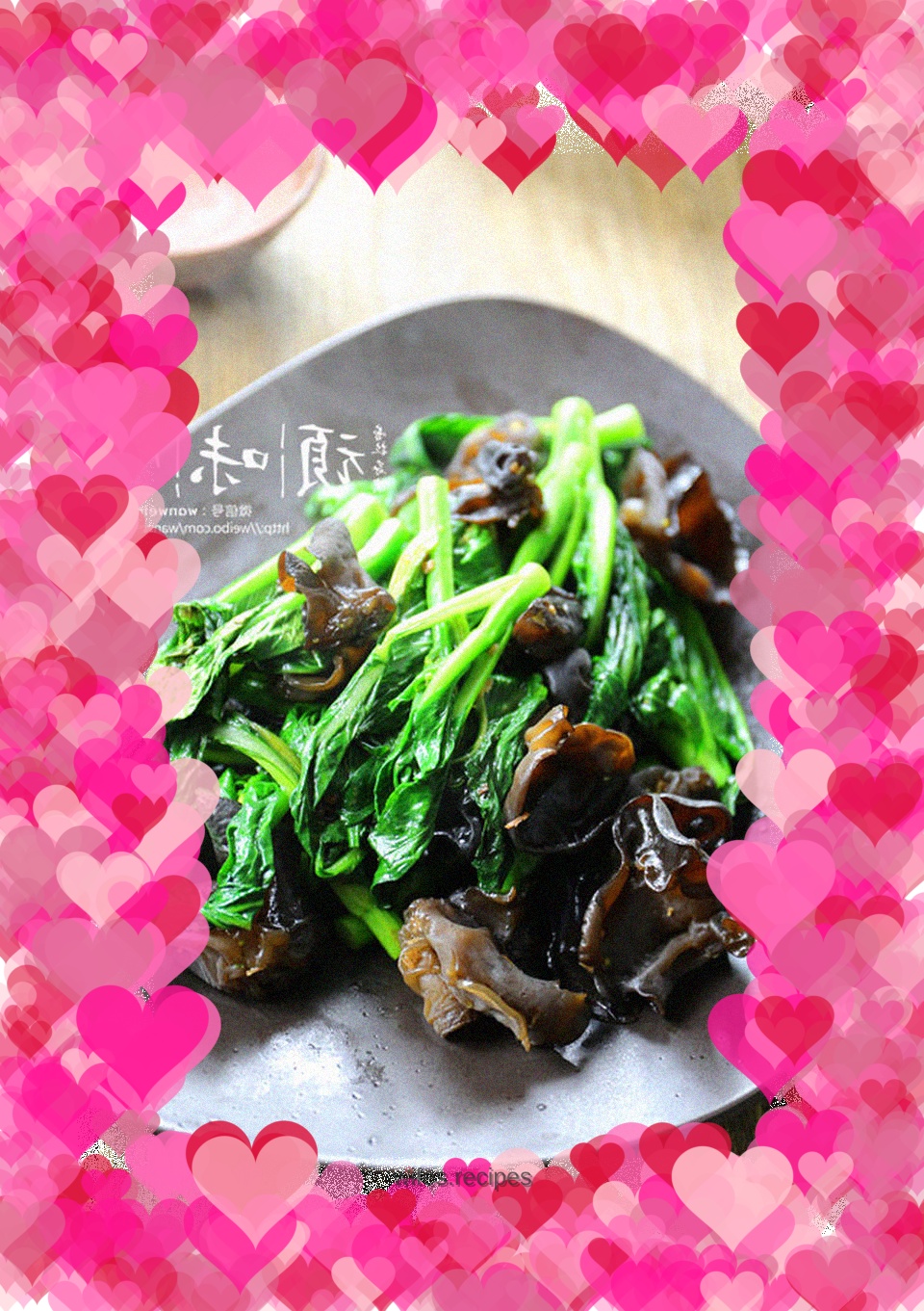 Stir-fried Chinese Fungus with Choy Sum