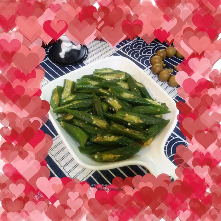 Garlic Okra