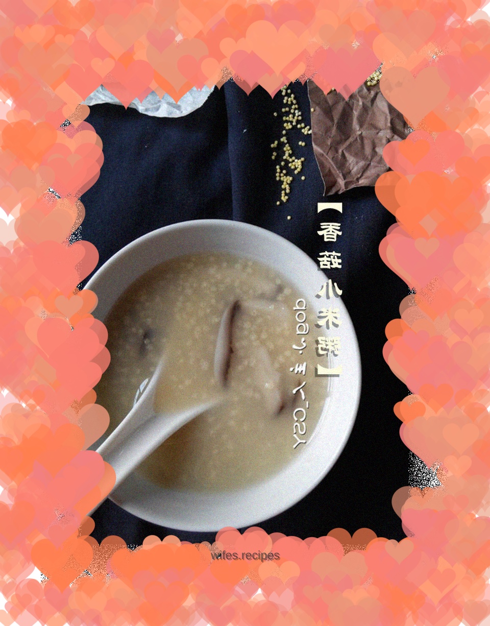 Mushroom and millet porridge
