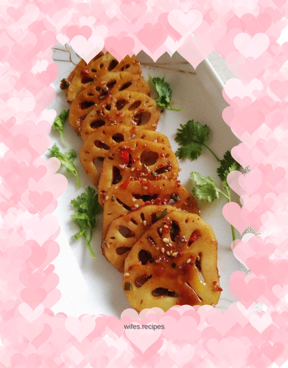 Spicy cold lotus root slices