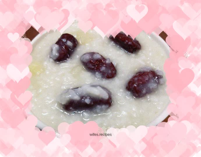 Jujube and sweet potato porridge