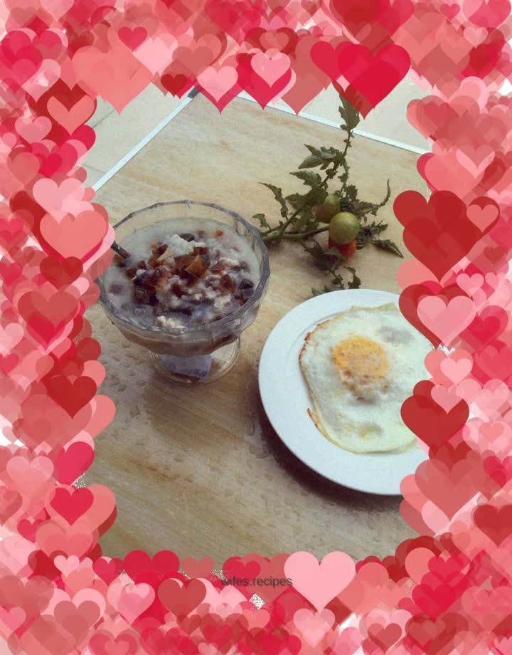 Preserved egg and lean meat porridge