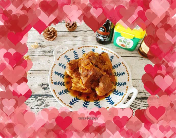 Braised pork with donkey hide gelatin sauce