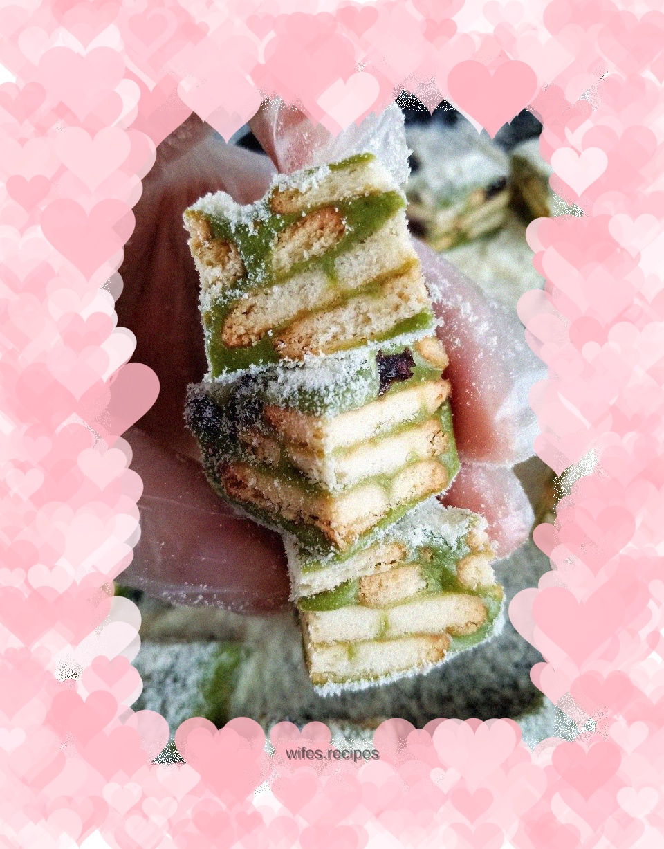 Matcha Snowflake Crispy