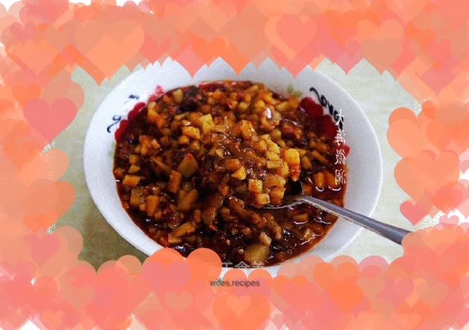 Potato Beef Sauce Braised