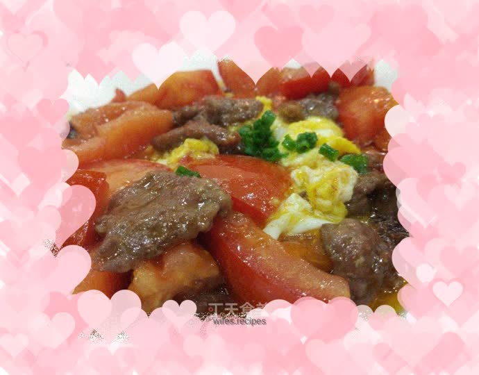Beef with tomato and egg