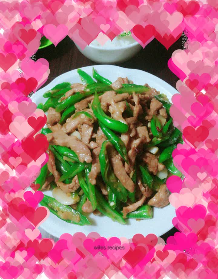 Stir-fried tenderloin with hot pepper