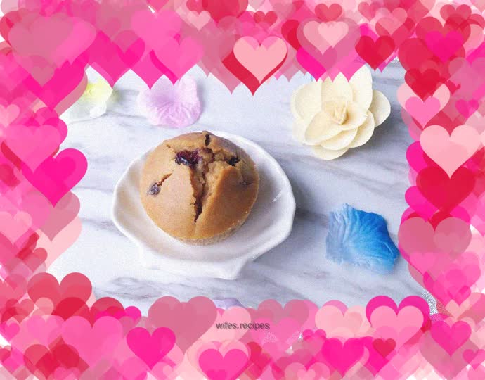 Brown Sugar White Bean Cranberry Muffins