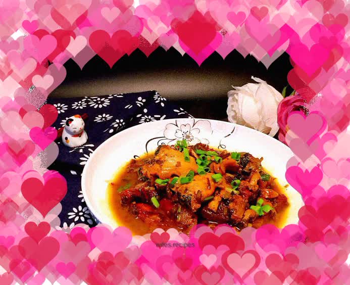 River mussel braised with sauce