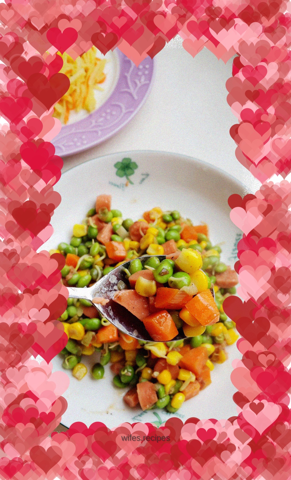 Colorful vegetarian stir-fry