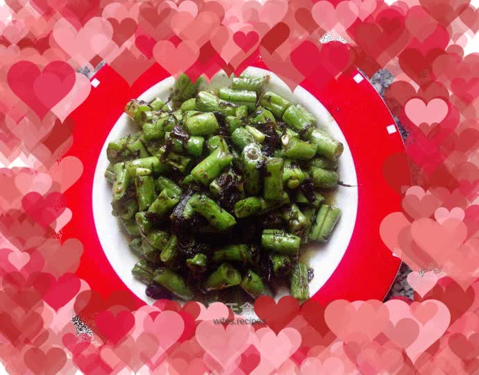 Simple and quick dish---olives, vegetables and green beans