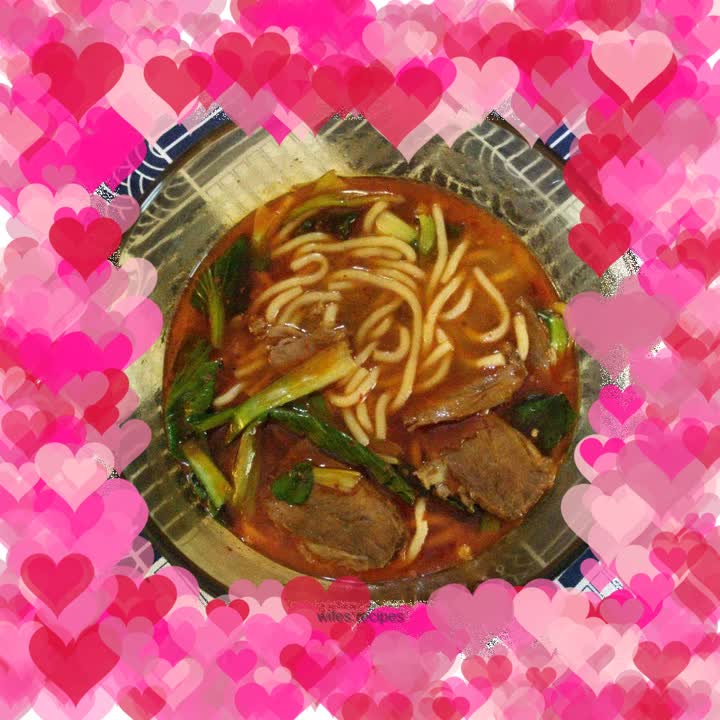 Beef and potato noodles