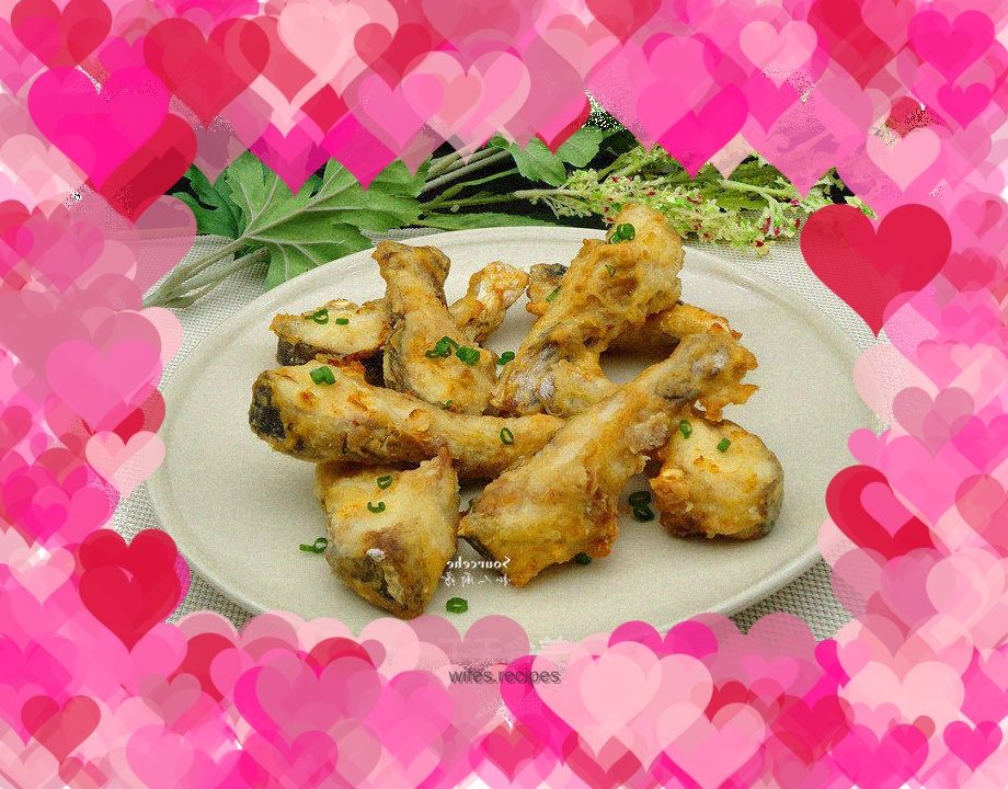 Spicy fried fish nuggets