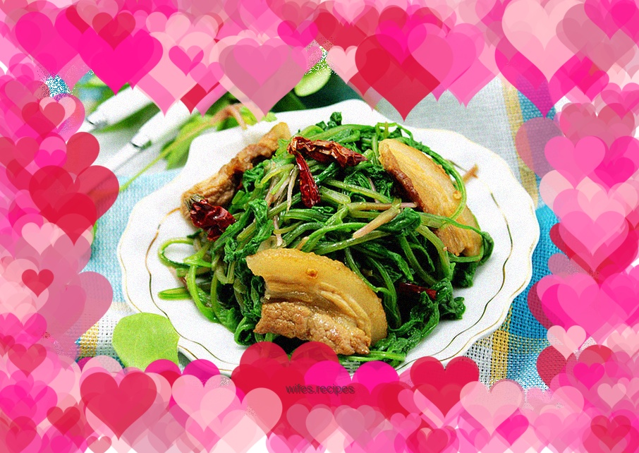 【Pork Belly Stir-fried Radish Leaves】---Don’t throw away the green, healthy and delicious food you want in spring