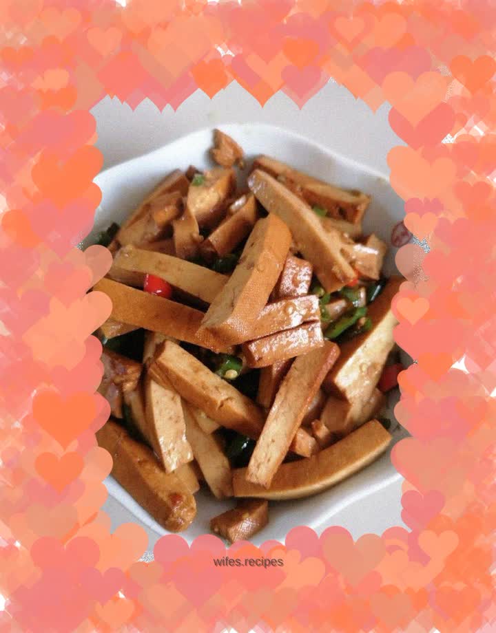 Vegetarian stir-fried dried fragrant vegetables