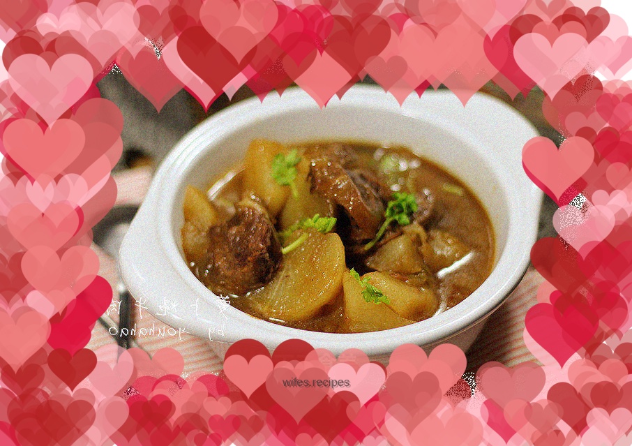 Beef stew with radish