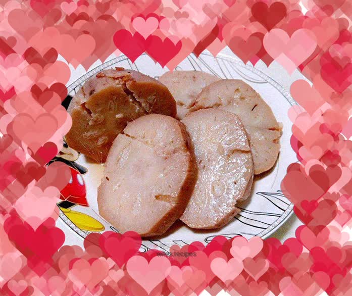 Rock Sugar Rose Glutinous Rice Lotus Root