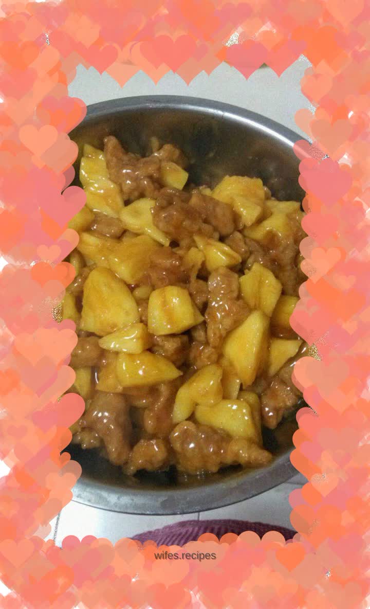 Pineapple ancient meat