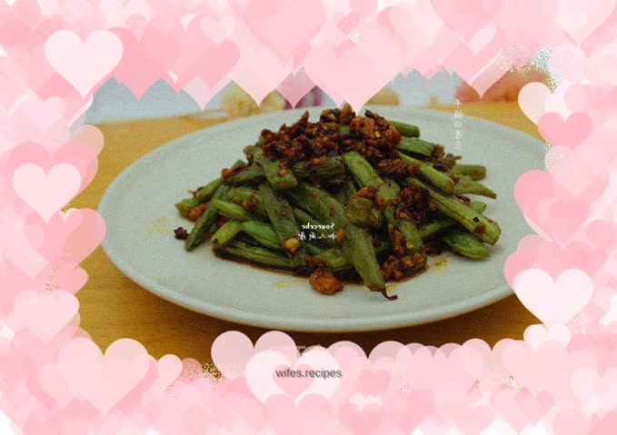 Stir-fried green beans