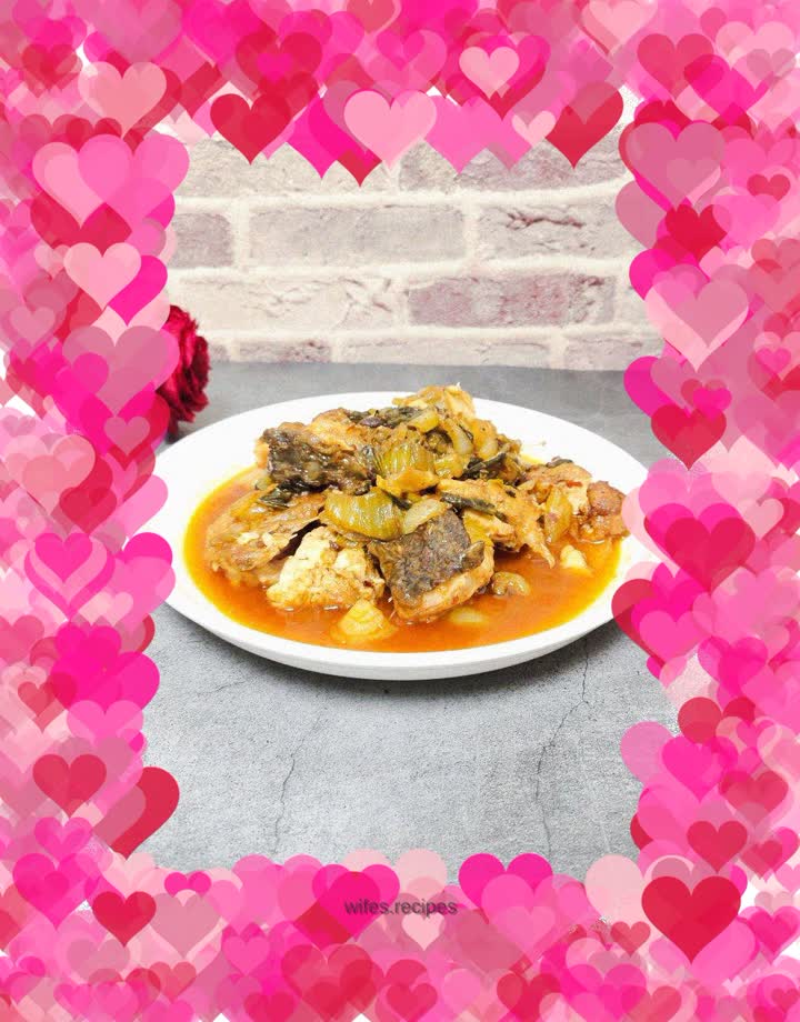 Braised grass carp with pickled cabbage