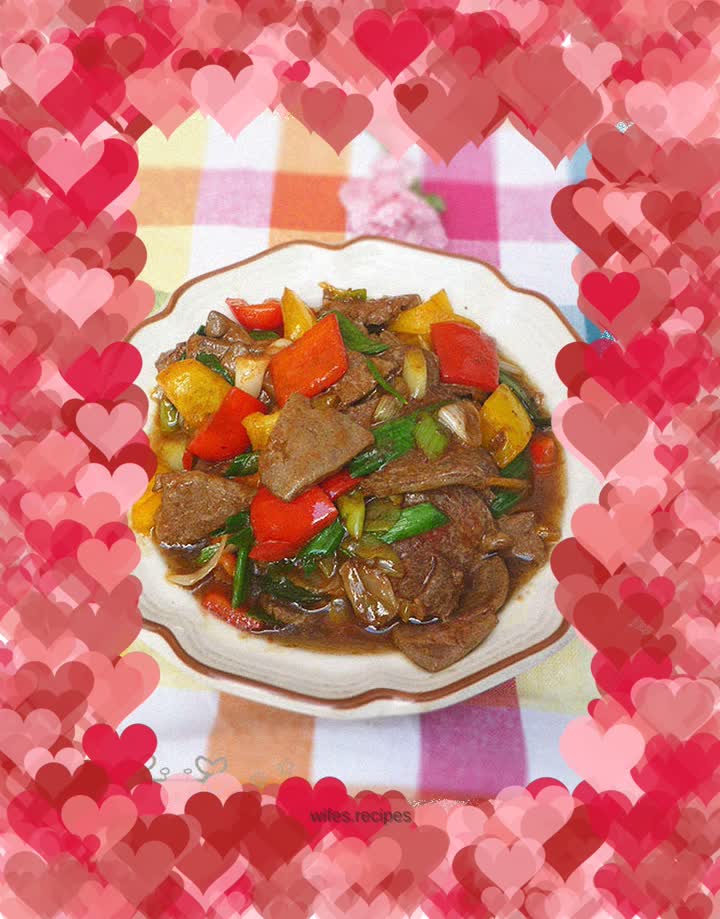 Stir-fried sheep liver