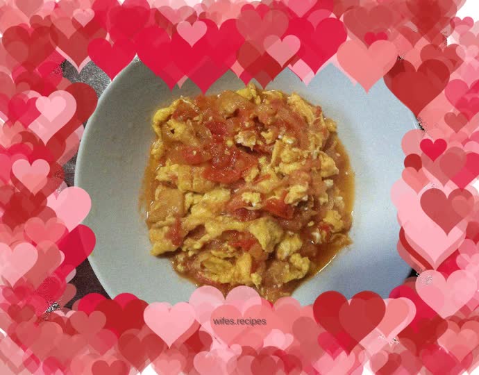 Scrambled eggs with tomatoes