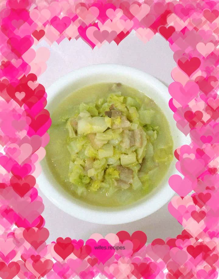 Pork belly and cabbage stew